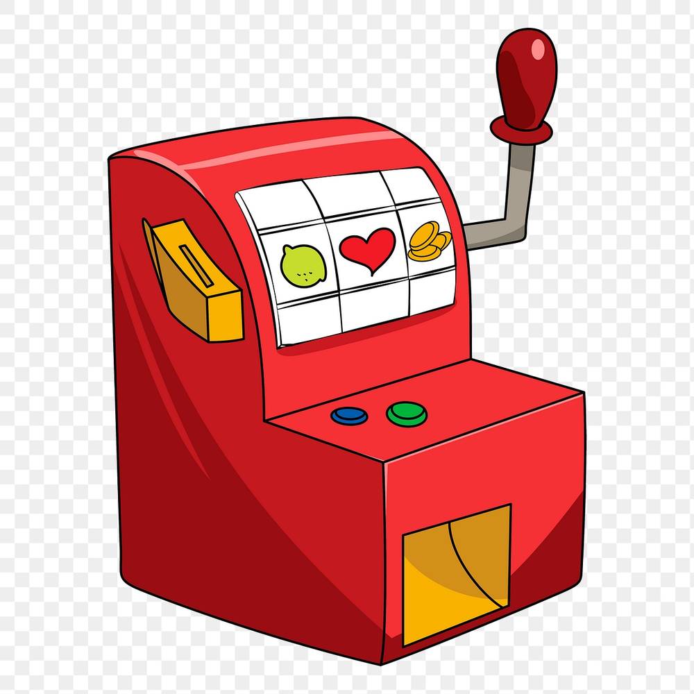 Mesin slot dengan lampu warna-warni sebagai ilustrasi panduan slot online